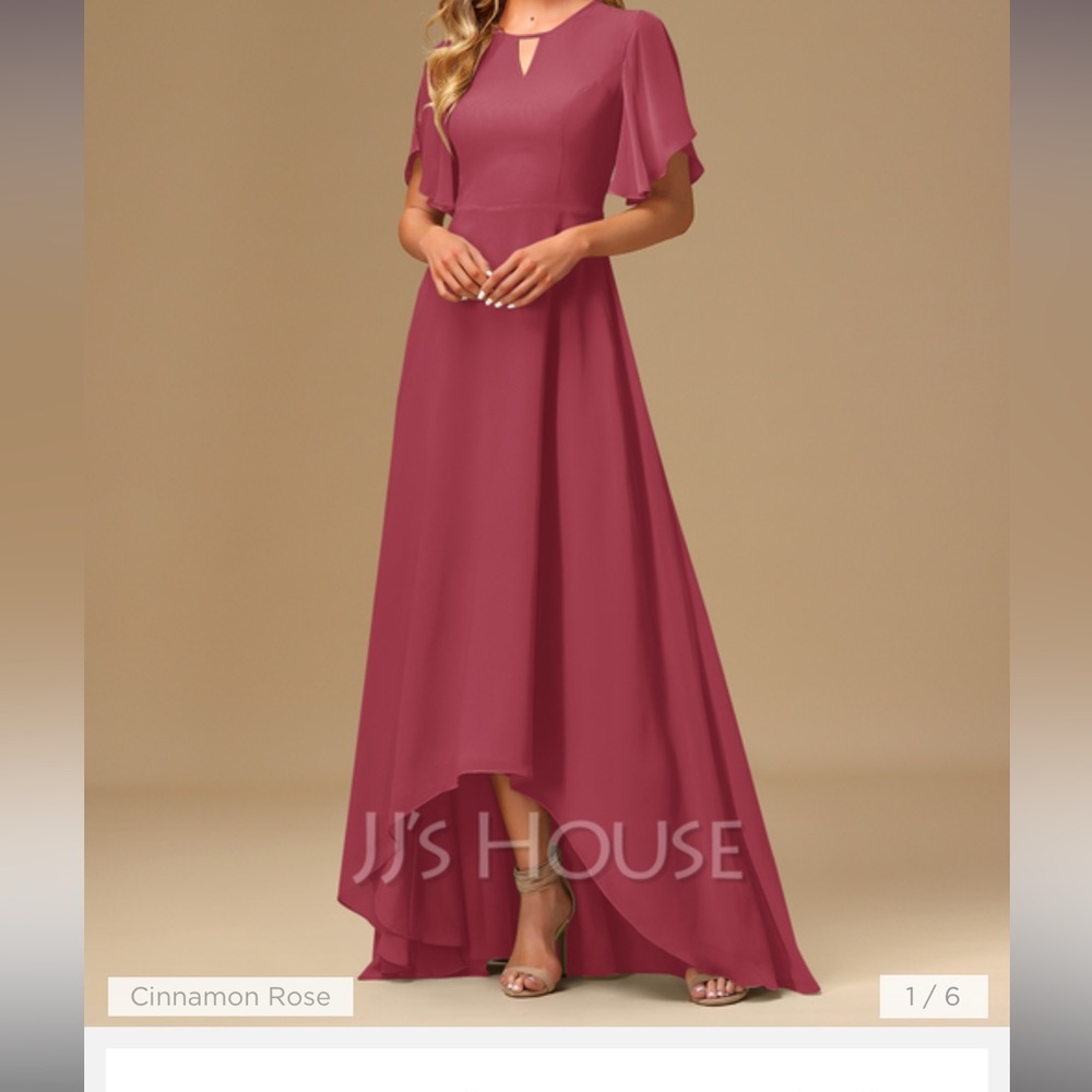 Cinnamon Rose Bridal Party Gown, Mother of the Bride, JJs House New size 8